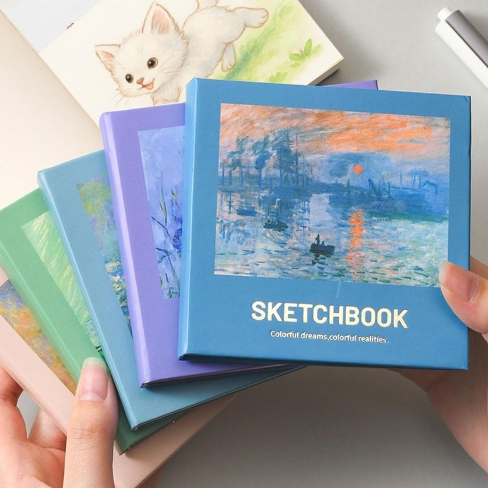 96 Sheets Sketchbook Blank Pages Sketching Book High Quality Mini Drawing Book  Hand Drawn