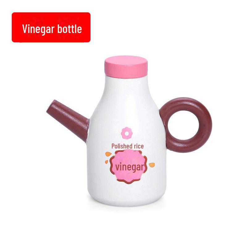 Игровой деревянный кухонный набор Yiwang включает в себя сковороду и кастрюлю для приготовления еды Qieqi Le.