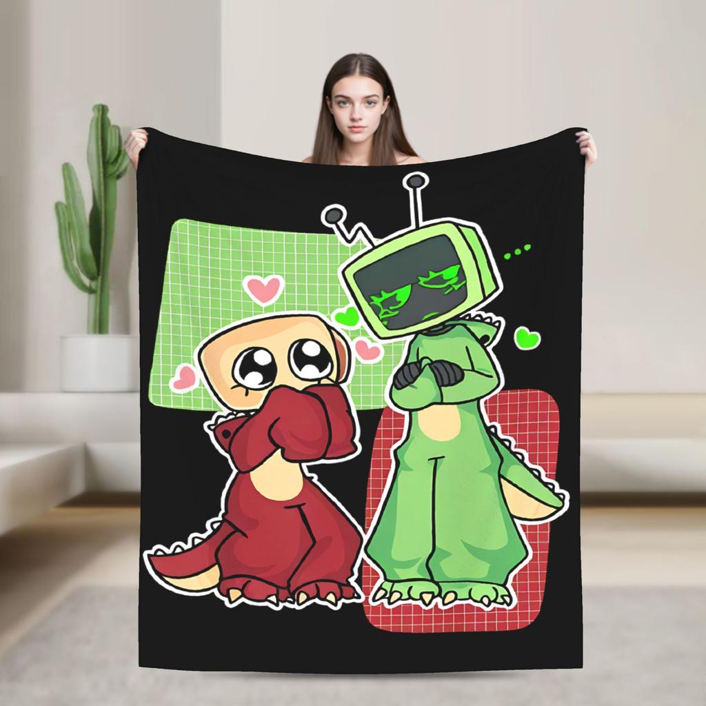 Dandys World Pebble Blanket Fleece Novelty Warm Throw Blankets for Bedding Lounge Spring Autumn