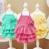 Summer New Pet Dog Princess Skirt Thin Teddy Bear Small Dog Clothing Supplies Candy Skirt Cat Clothes