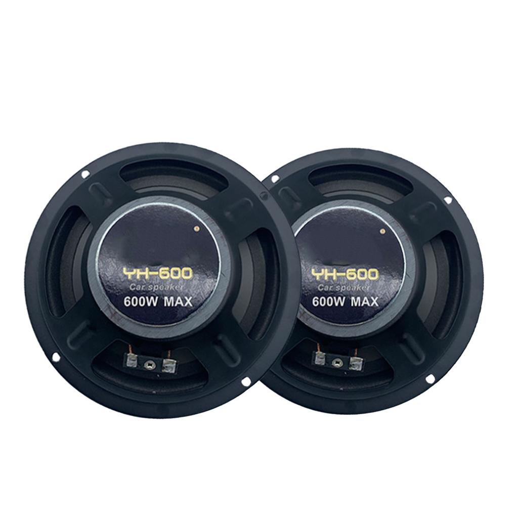 2 шт. коаксиальные колонки 6,5 дюйма универсальный аудио стерео музыкальный высокочувствительный динамик 600 Вт