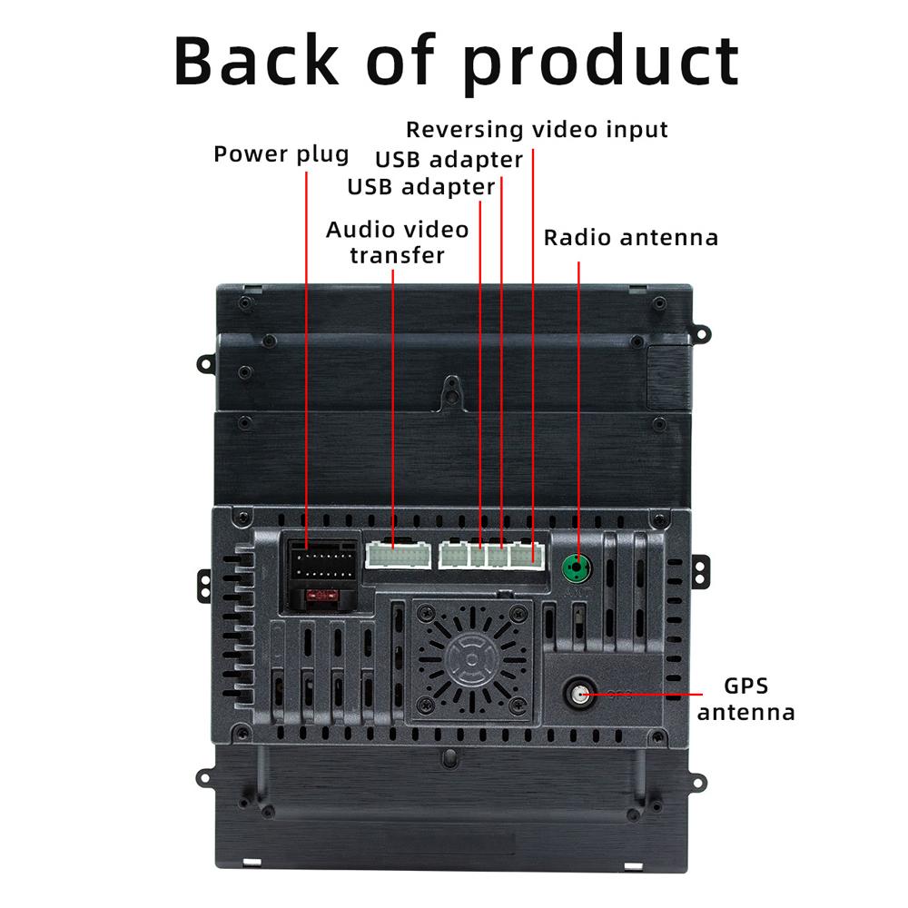 9.7in Wireless BT Carplay Vertical Screen Car Navigation WiFi Real Time Navigation All-in-One