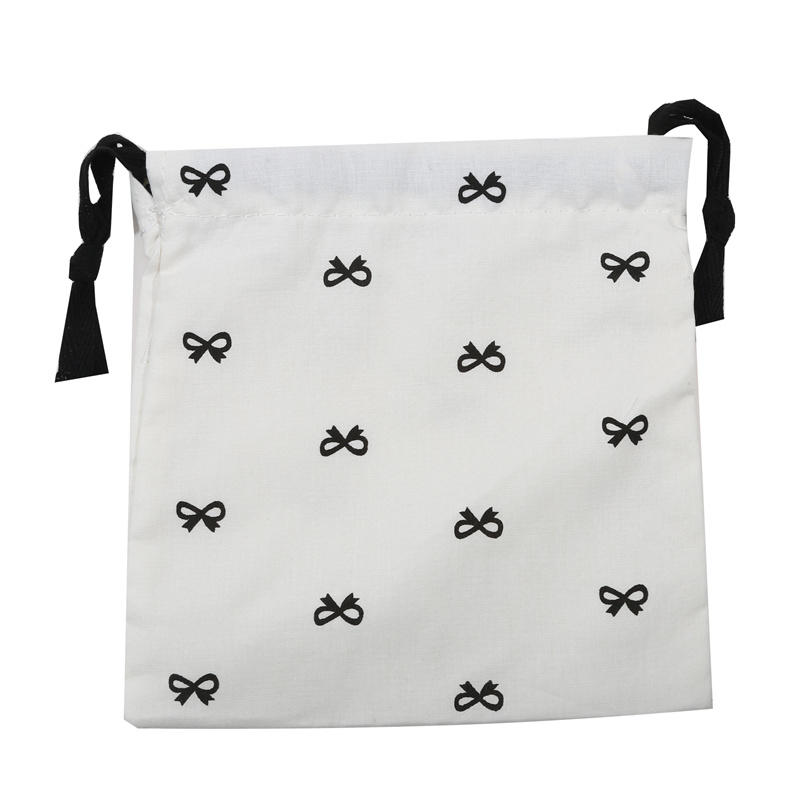Сумка для хранения косметических средств с бантом и завязками для переноски, косметичка, сумка для нижнего белья и одежды, переносная сумка-органайзер
