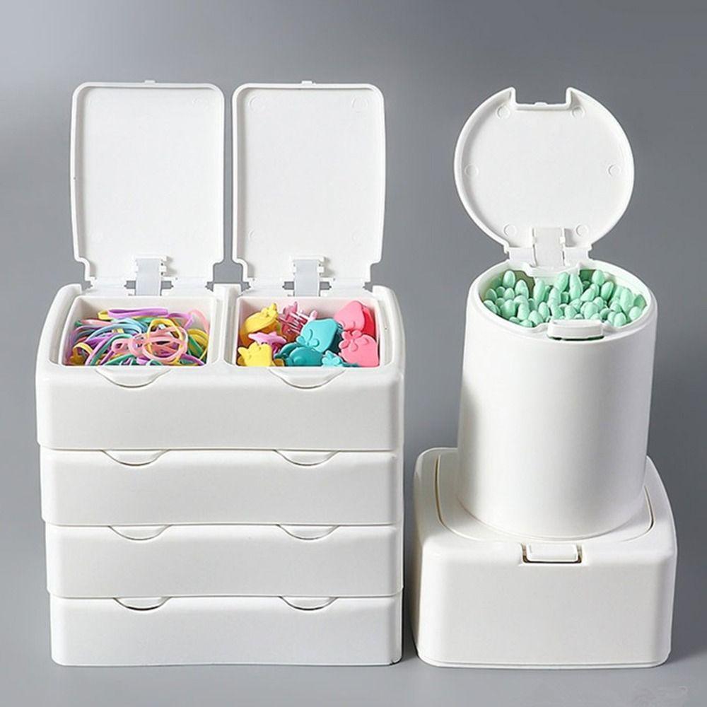 Пластиковый контейнер для хранения типа "Pop-up окно", контейнер для бисера, полезная коробка для ватных палочек, класс аксессуаров для волос
