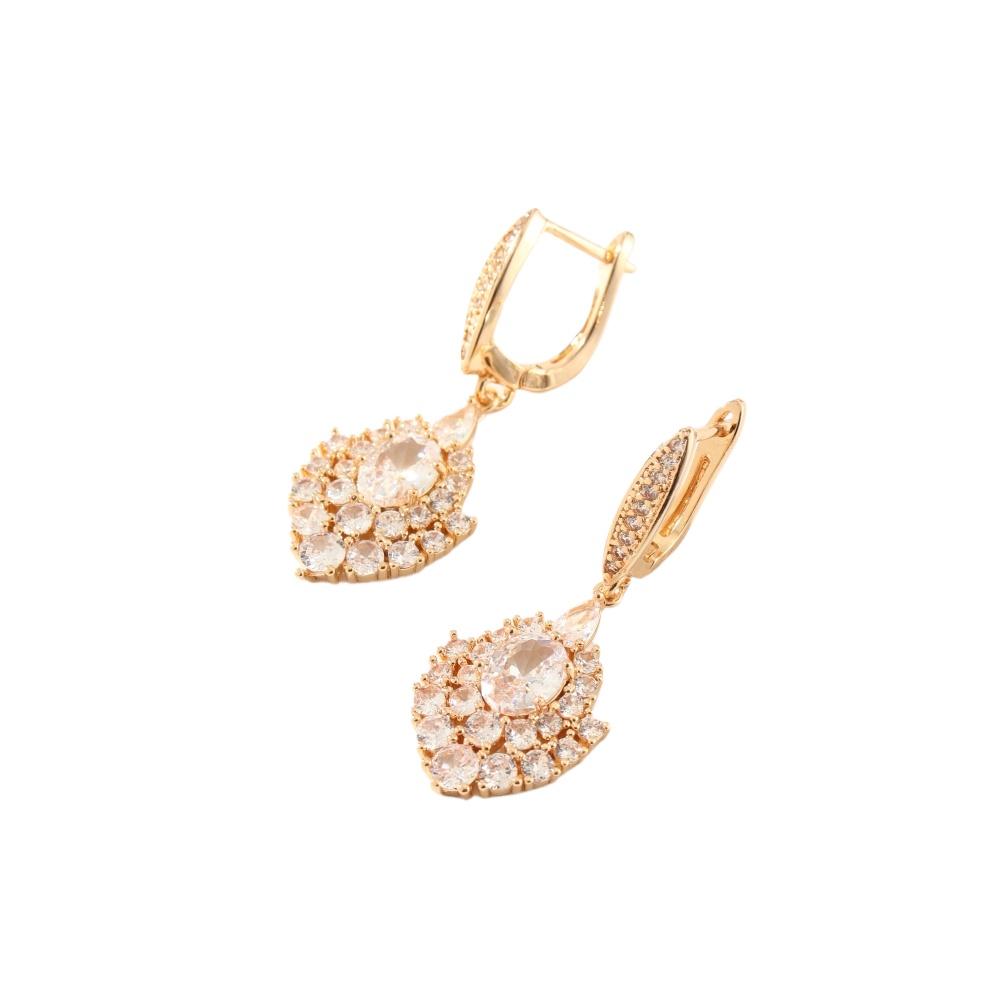 Роскошные серьги-подвески в форме геометрической фигуры для женщин, серьги с кубическим цирконием, ювелирные изделия, аксессуары для вечеринок