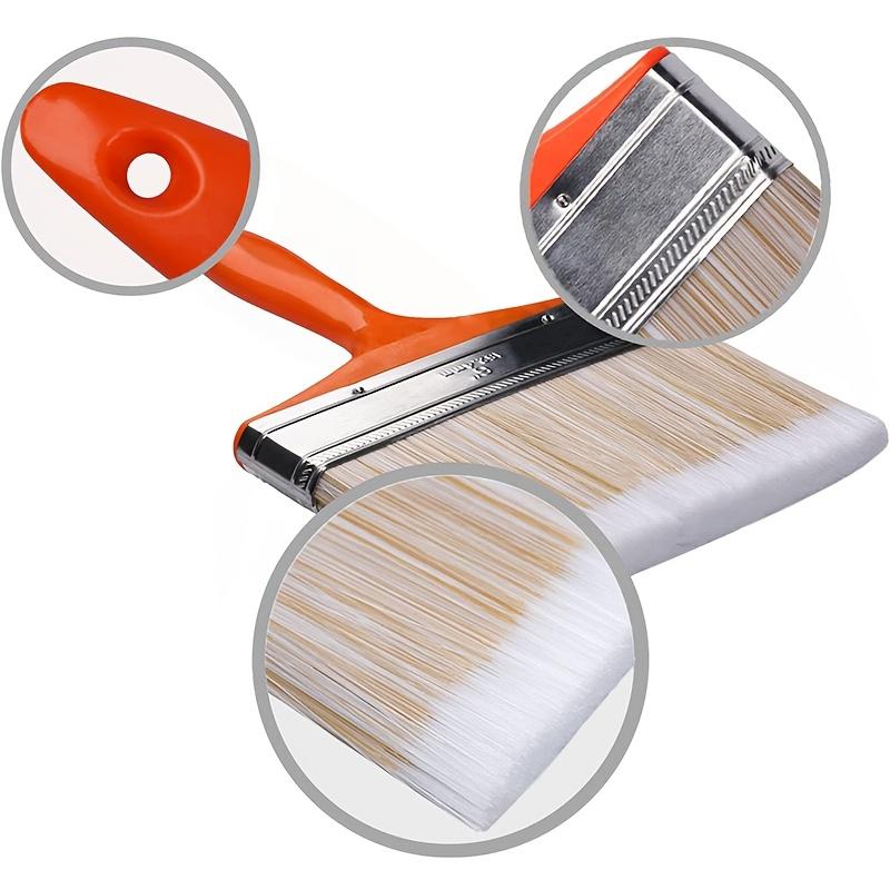 Большая плоская кисть художника 6 дюймов Широкая кисть для рисования стен для грунтовки, лаков, акриловой живописи, акварели, дерева, стен, мебели