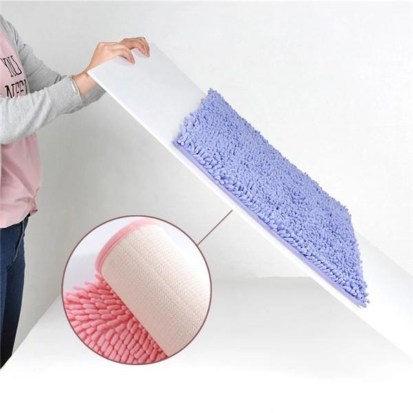 Thicken Chenille Bath Mat Non-slip Bathroom Rugs Door Absorbent Pad Mat Shaggy Mats Rug for Entrance Sofa Pet Carpet