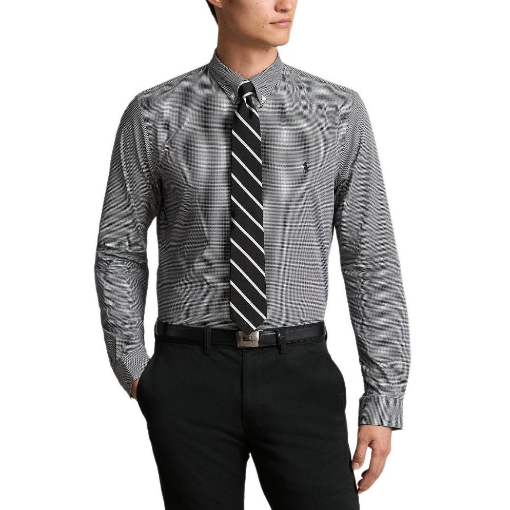 Рубашка мужская Polo Ralph Lauren Slim Fit в клетку из эластичного поплина MNPOWOV16823583-001