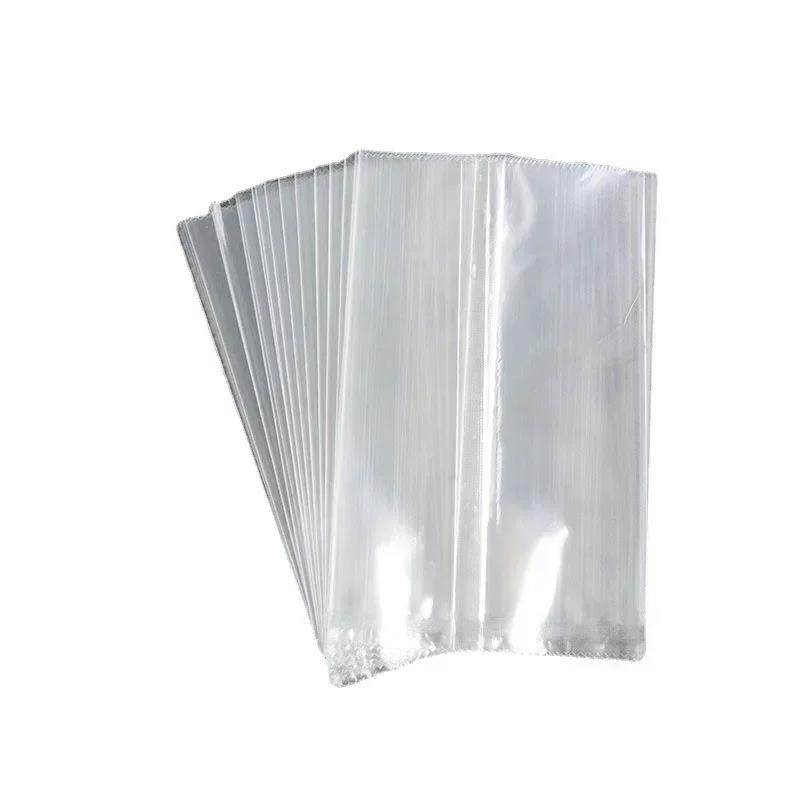 50/100Pcs 8X19cm Transparent Home Baking Self-Sealing Bags Reusable DIY Ice Cream Machine Storage Bags Ice Cream Packaging Bag 6