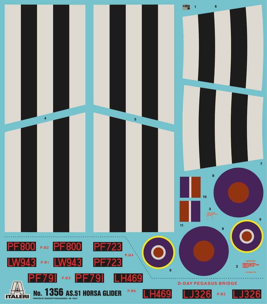 PLATZ Пластиковая модель Italeri Масштаб Вторая мировая война Британский Horsa с фигурой британского парашютиста 1/72 AS.51 Mk.I (IT1356)