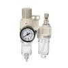 1/4"" PT Air Filter Pressure Regulator Combo AFC2000 Water Oil Trap Separator Air Tool Compressor