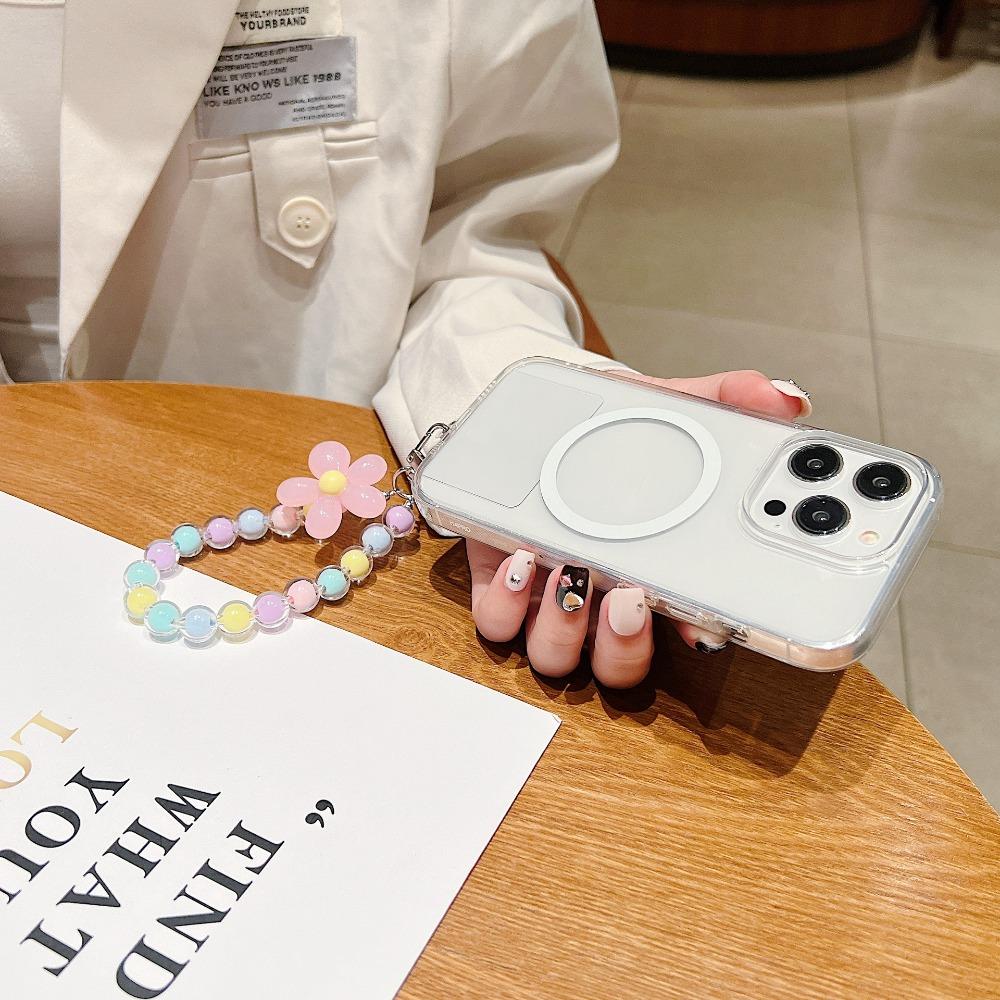 Wrist Strap Mobile Phone Bead Chain Charm Mobile Phone Lanyard Bead Phone Charm Strap Bracelet