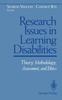 Книга Research Issues In Learning Disabilities : Theory, Methodology, Assessment, and Ethics
