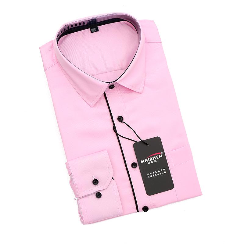 Весенние и осенние модные рубашки мужские деловые рубашки для самосовершенствования профессиональные рубашки для инструментов молодежные трендовые однотонные рубашки с длинными рукавами