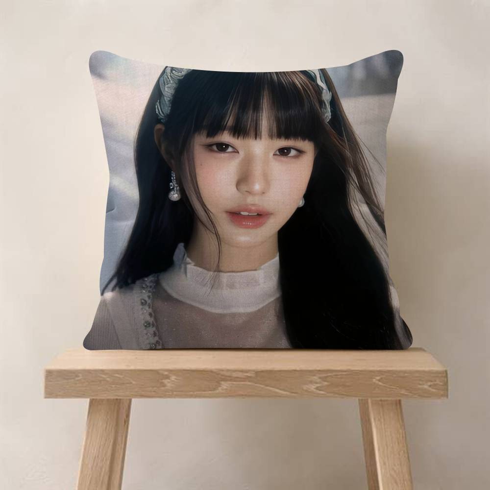 Personalized Picture Text Home Decorative Pillows Household Gifts 45X45Cm Korean Idol Jang Beauty W-Wonyoung