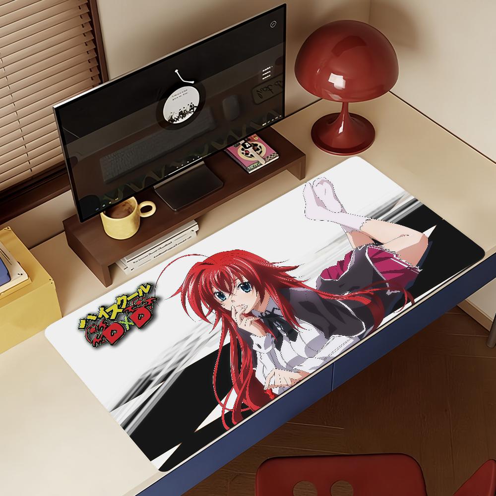 High School DxD Риас Гремори Коврик для мыши Компьютер Ноутбук Резиновый Нескользящий Коврик для мыши Коврик для мыши Игроки Декор Настольный коврик