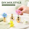 8Pcs DIY Tiny Magnetic Bud Vases Creative Vase Fridge Stickers Mini Ceramic Vase Magnets  Gift