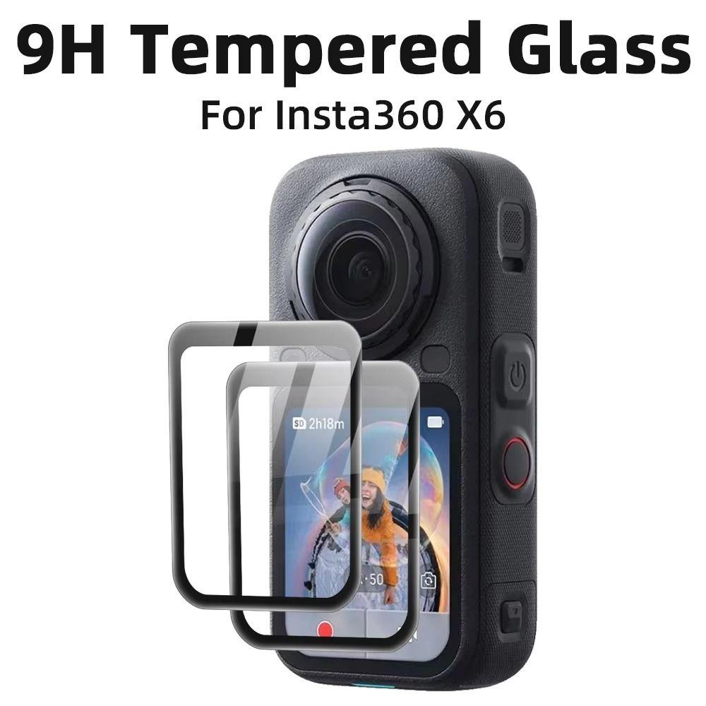 9H Screen Protector 3D Curved Camera Screen Cover for Insta360 X6 Action Camera Accessories