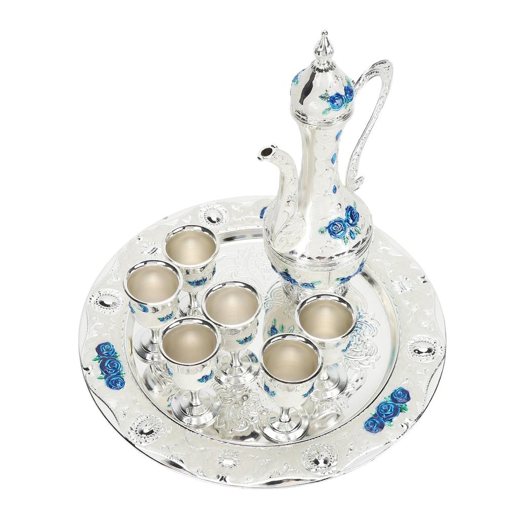 Винтажный набор кофейников, многоцелевой инновационный металлический кофейник в европейском стиле, набор чашек для дома