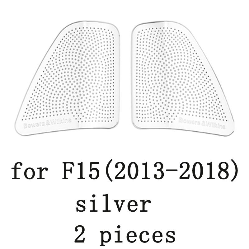 Автомобильный стереодинамик с левым рулем и правым рулем, наклейка на дверь, чехол для BMW X5 E70 F15 2008-2018, отделка из нержавеющей стали, автостайлинг, авто