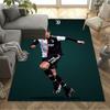 Ronaldo Juventus Action Floor Mat Design for Playrooms Living Rooms Entryway Study room Anti-slip Rug Decorate Offices Wedding Party Gift