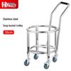 HPMILY 35см Мобильная сервировочная тележка из нержавеющей стали