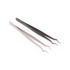 Designed Precision Isolation Lash Extension Tweezer Strategic Angle Opening Jaws Separator Tweezers For Eyelash Extension