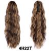MISS WIG Synthetic Long Claw Clip In Ponytail Hairpiece Extensions Natural Wavy Hairpieces For Women Daily Use