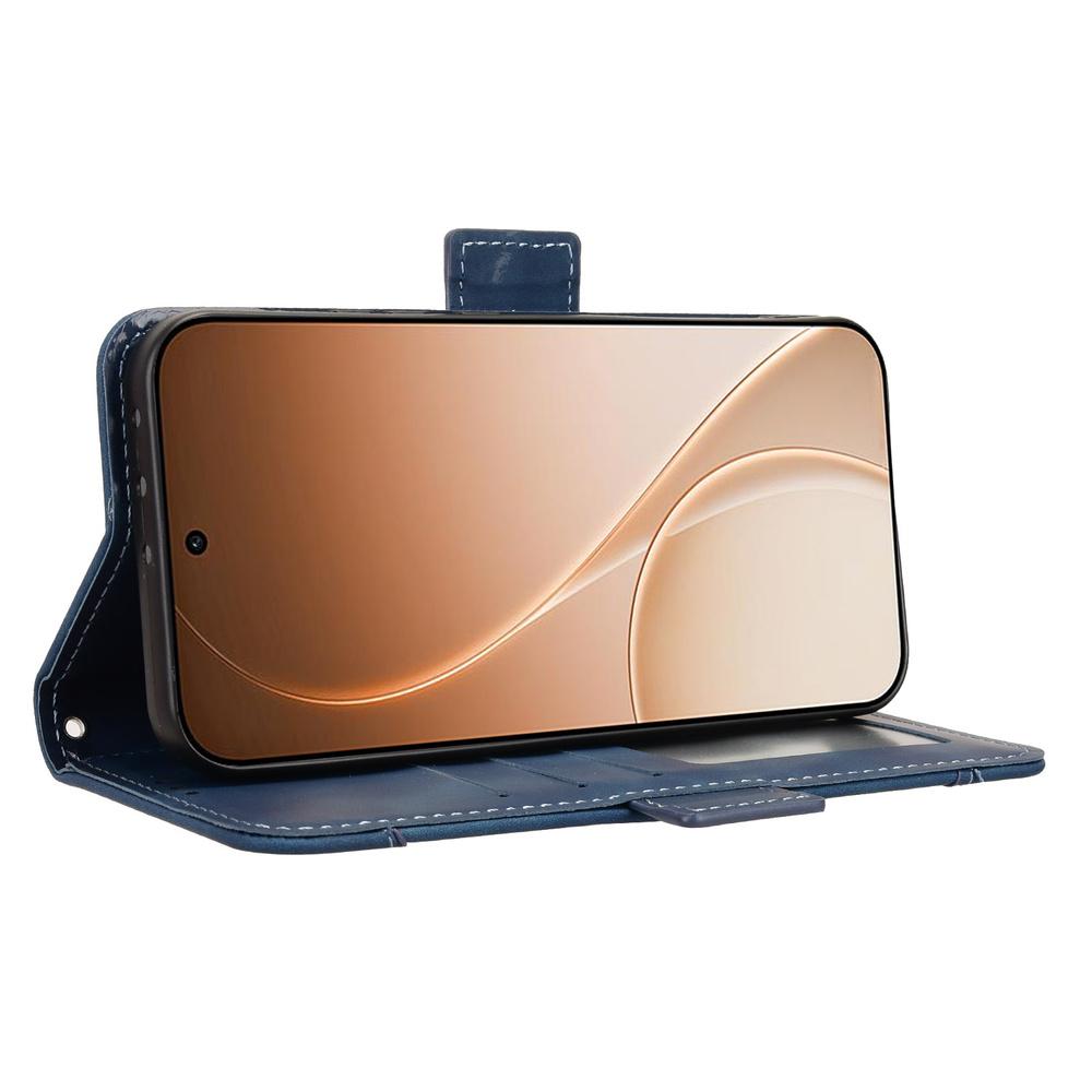 Flip Case for Oppo Reno 15 Pro, Card Slot, Blue