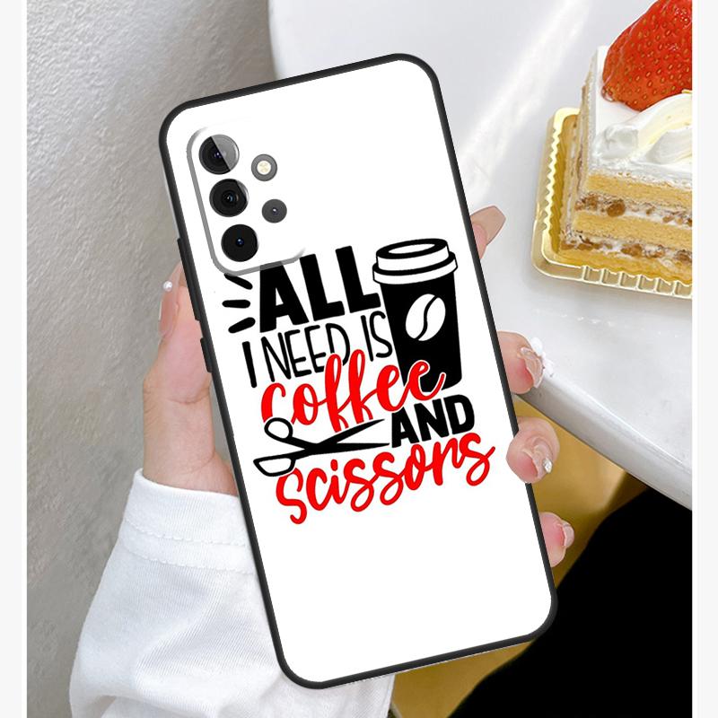 Чехол для волос Парикмахер Funda Для Samsung Galaxy A52 A32 A12 A14 A34 A54 A51 A71 A53 A33 A13 A15 A25 A35 A55