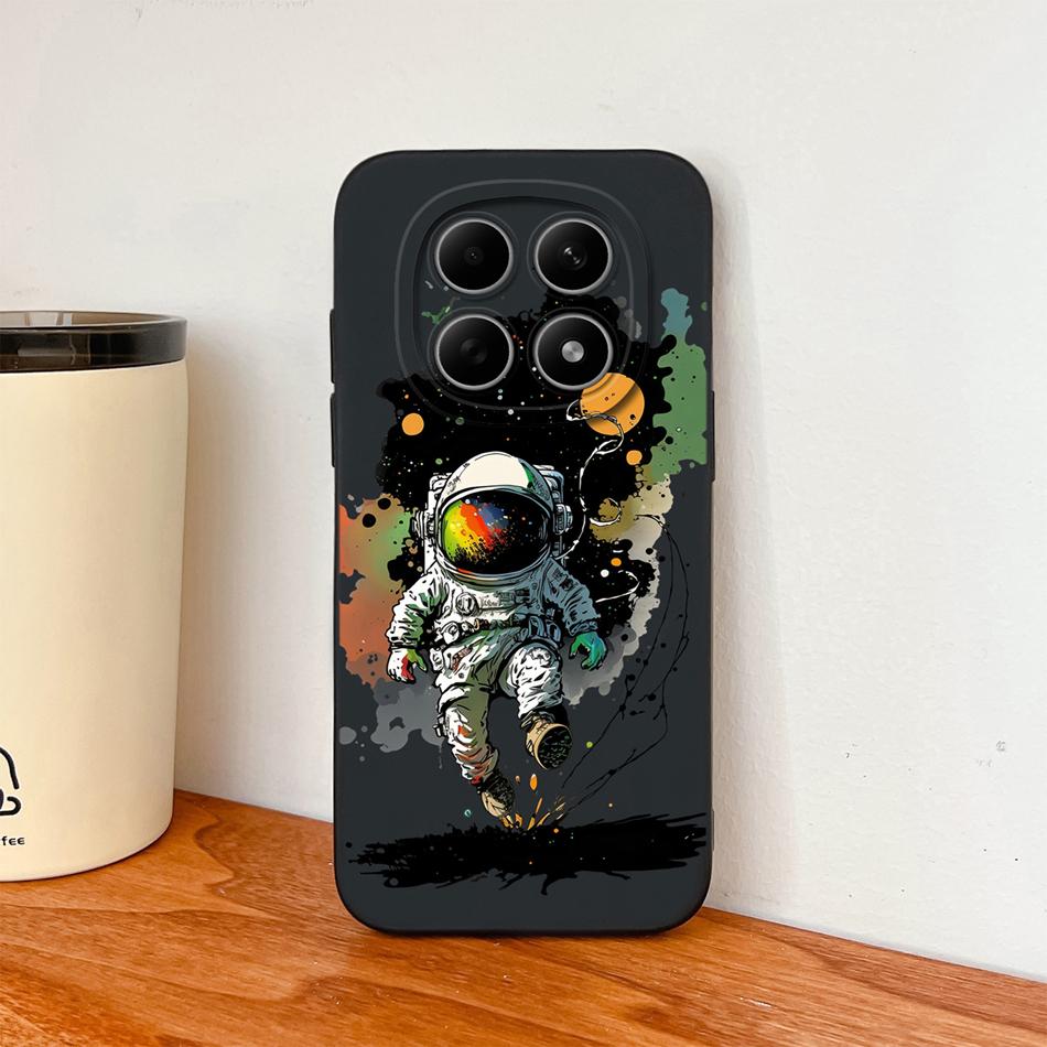 Чехол для Poco M8 Pro Милый дизайн Ударопрочный Защита для телефона Мягкий Жидкий Силикон Высокое качество Задняя крышка Для Poco M 8 M8Pro Capa