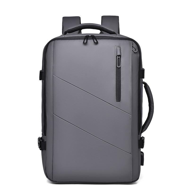 WEIXIER Men's Expandable Large Capacity Business Travel Luggage Bag 15.6-inch Laptop Bag With USB Charging Port Men's Backpack Student Bag