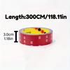 300 см сверхпрочная двухсторонняя клейкая лента для автомобиля, специальная, отрывается, не оставляя следов, высокая вязкость, крепление, липкая