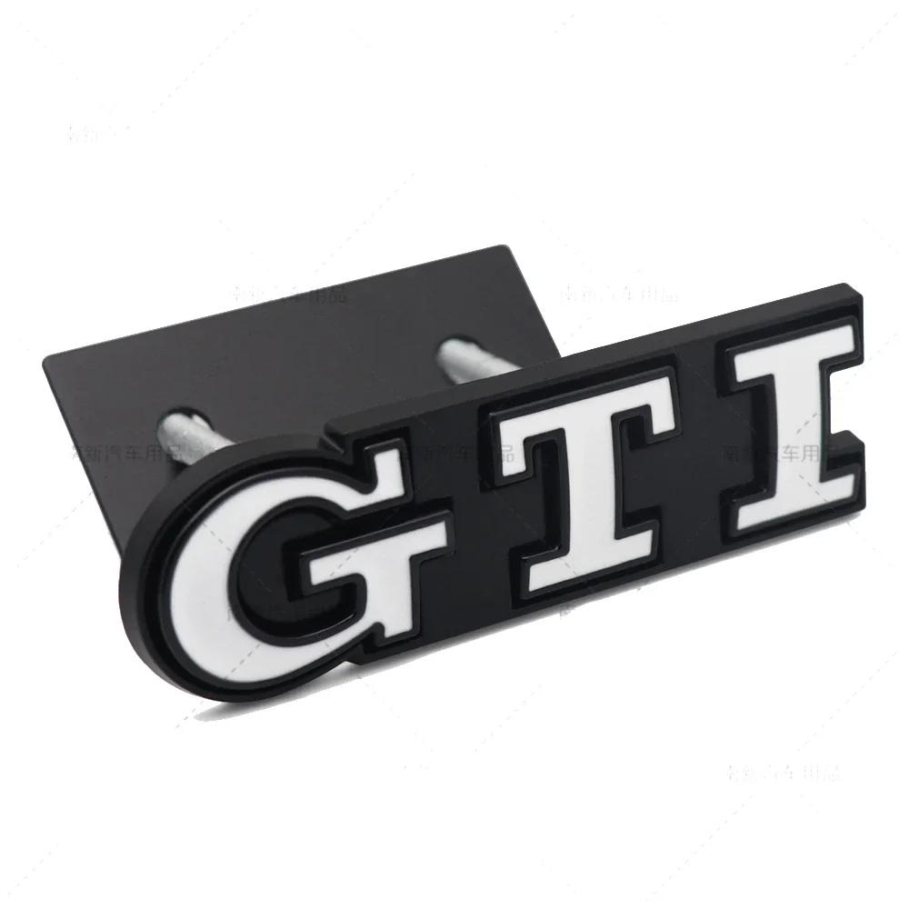 AABIQ1 Metal Car GTI Logo Front Grille Emblem Badge Stickers for Volkswagen Golf 4 5 6 7 8 Passat Jetta Polo Touareg GTD GLI Touran