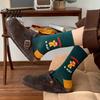 Thermal Sleeping Socks for Cold Feet 6 Pairs Thickened Plush Men, Winter Solid Color Fuzzy Socks, Warm Heat Trapping Footwear Slippers Soft Breathable