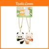 Animal Cute Delightful Themed Magnetic Keychains Unique Resin Keychain Gift Set