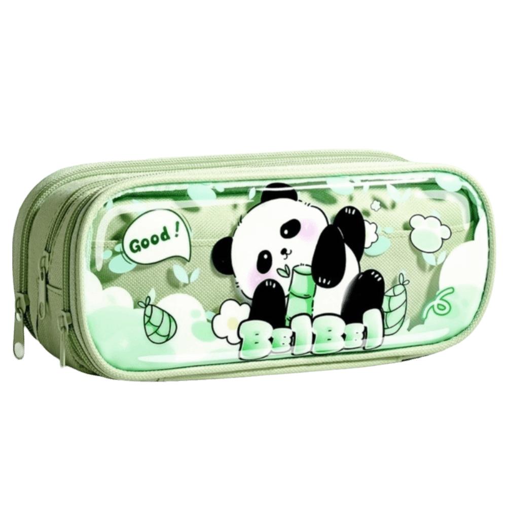 Cute Panda Pencil Box Large Capacity Girls Stationery Pen Bag Capybara Pencil Case Students