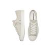 Converse Jack Purcell Удобные Универсальные Низкие Кеды из Канваса Унисекс Светло-серый Белый 166512C
