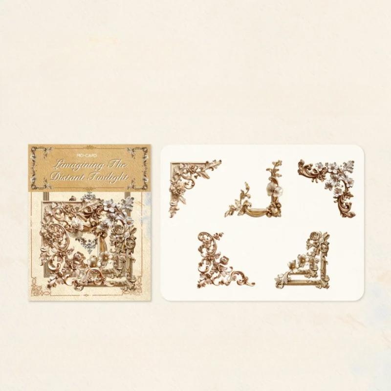 20pcs/lot Memo Pads Material Paper The Classical Years Junk Journal Scrapbooking Cards Retro Background Decoration Paper