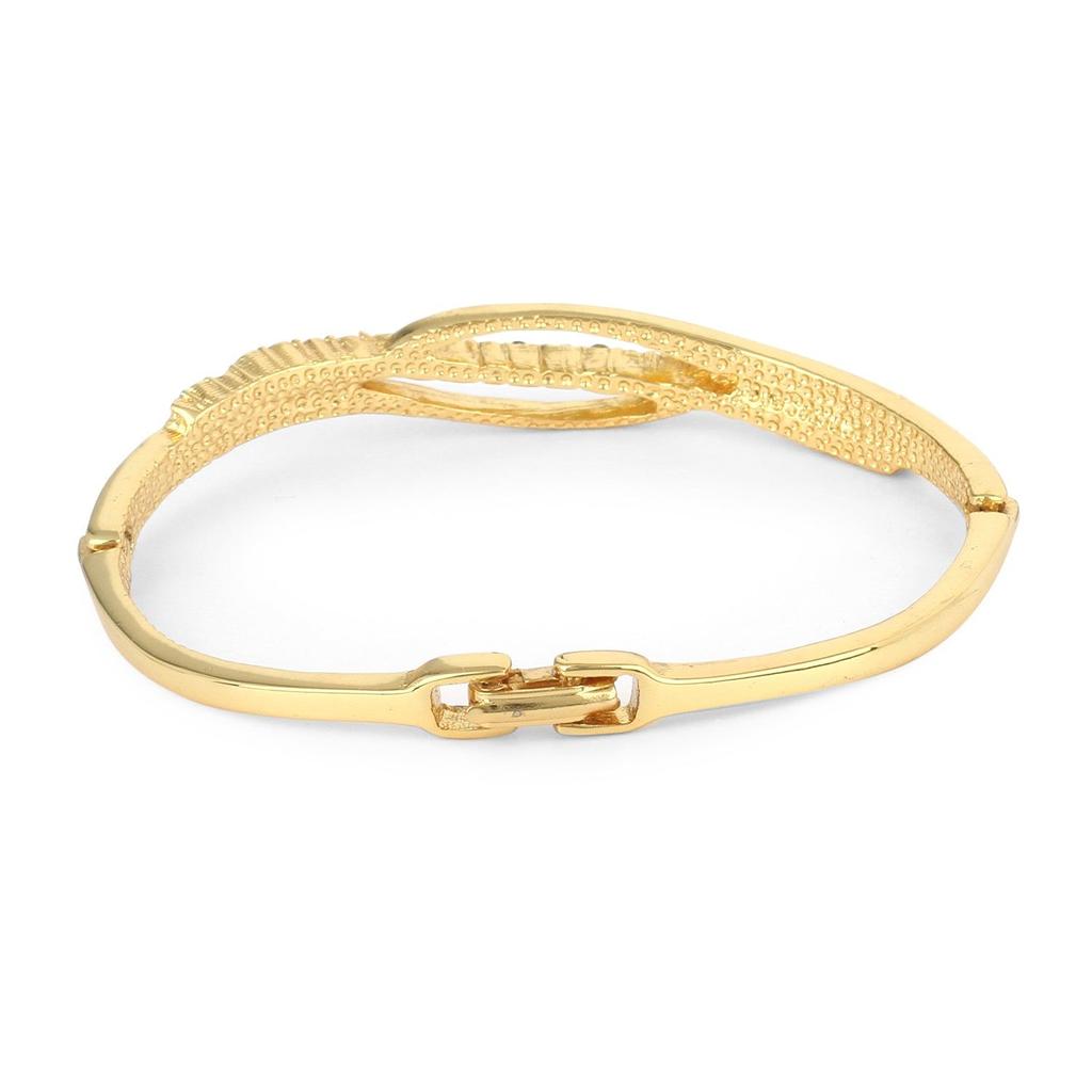 Гламурный браслет-манжета Estele из золота и родия с австрийскими кристаллами для женщин