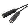 GA Dual Plugs To Airbus 5 Pin XLR Adapter Universal Aviation Headphone Cable for Aviation Communication