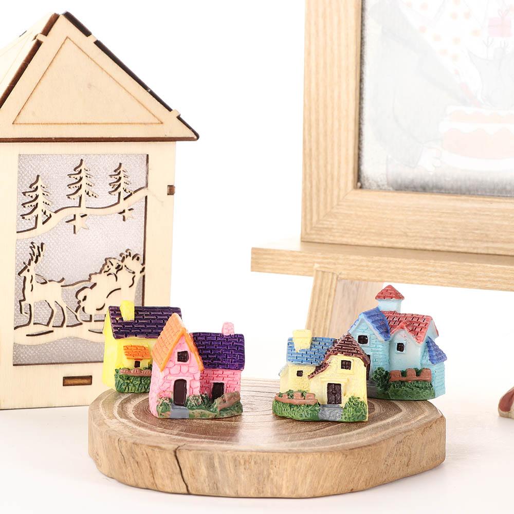 Dollhouse Castle Micro Landscape House Villa Figurines Fairy Garden Decoration Miniature Ornaments
