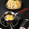 304 Stainless Steel  Frying Pan 120Ml/200Ml/300Ml Spill-Proof Mini Soup And Milk Pot Anti-Scald Kitchen Tools Accessories