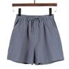 Loose Linen Cotton Hemp Plus Size Student Sports Casual Shorts Women's Wide Leg Pants