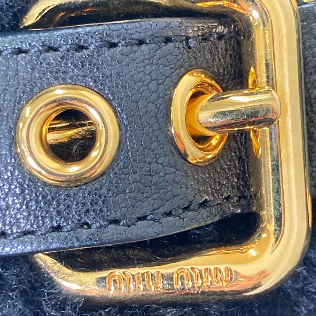 MIUMIU [Внутренний регулярный] MPS377 1CQY дубленка мутон пальто 42 черныйБ/у