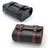 MIMIA Motorcycle Bag, Saddle Bag, Touring Bag, Tool Bag, Wallet, Small Item Pouch, Waterproof (Brown Set of 2)