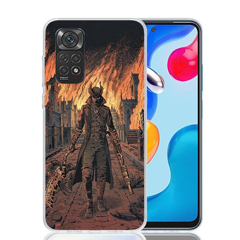 Bloodborne Game Phone Case For Xiaomi Redmi Note 13 14 15 Pro Plus 12S 12 14S 11S 11E 10 10S 11 11T 5G 4G Cover Coque Redmi Note