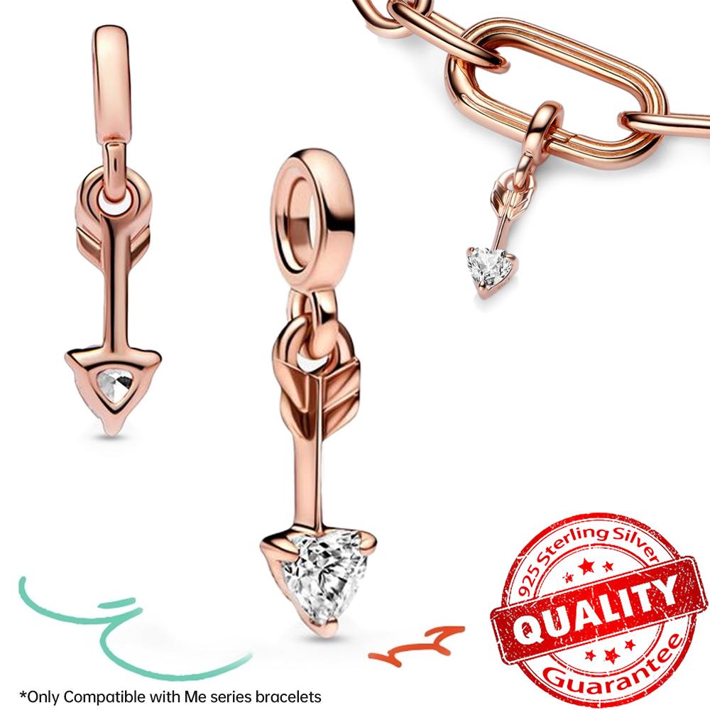 Оригинальные Медные Крылья Ангела Сердце Удача Божья Коровка Мини Подвеска Шарм Подходит для Оригинального Браслета Me для Женщин Ювелирное Изделие Подарок