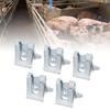 5pcs Galvanized Steel Plate Pet Cage Suspended Water Dispenser Fence Latch  Pig Farrowing Bed