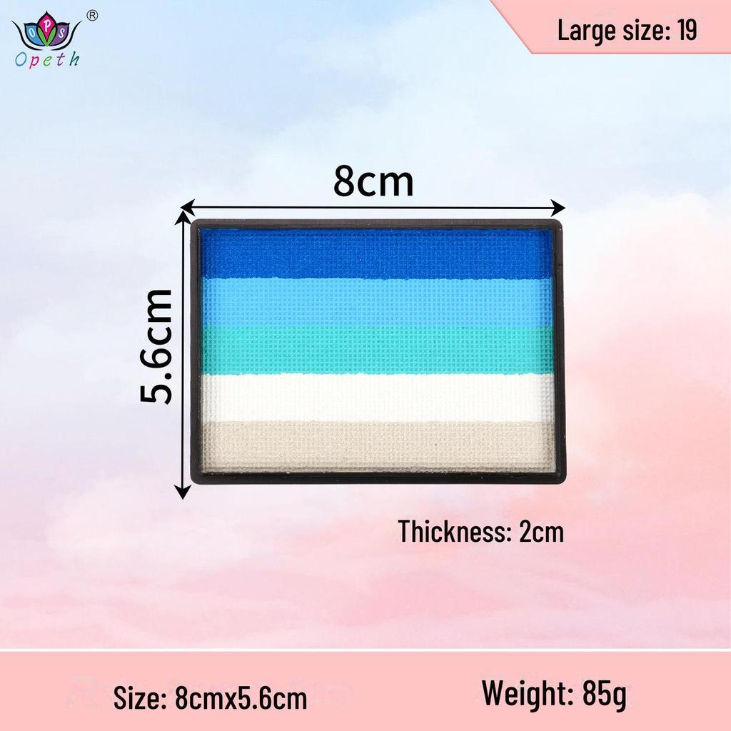 Водорастворимая радужная краска для лица для детей